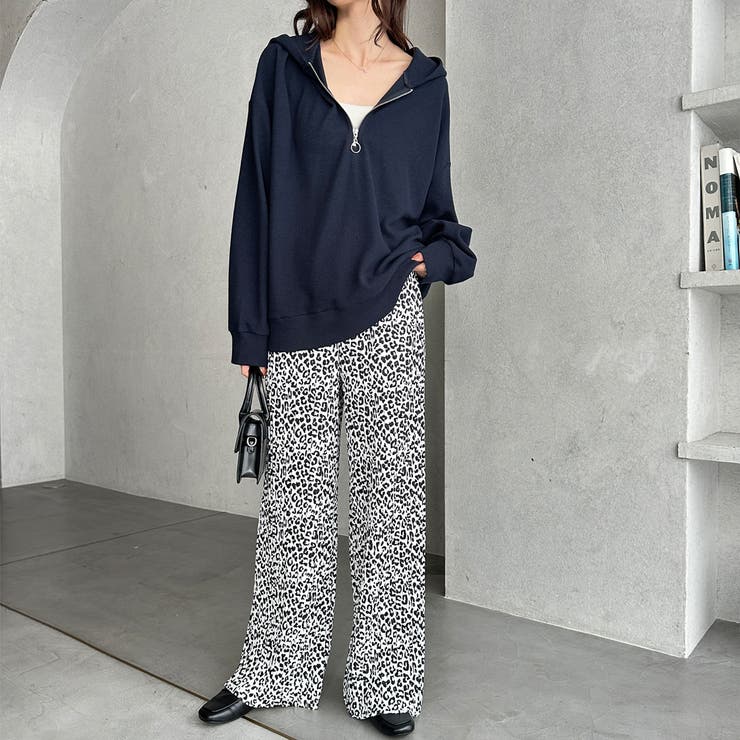 セルフカットセミワイドプリーツパンツ | GeeRA | 詳細画像21 