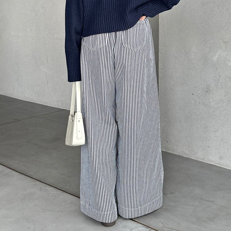 美脚見えイージーワイドデニムパンツ | GeeRA | 詳細画像19 