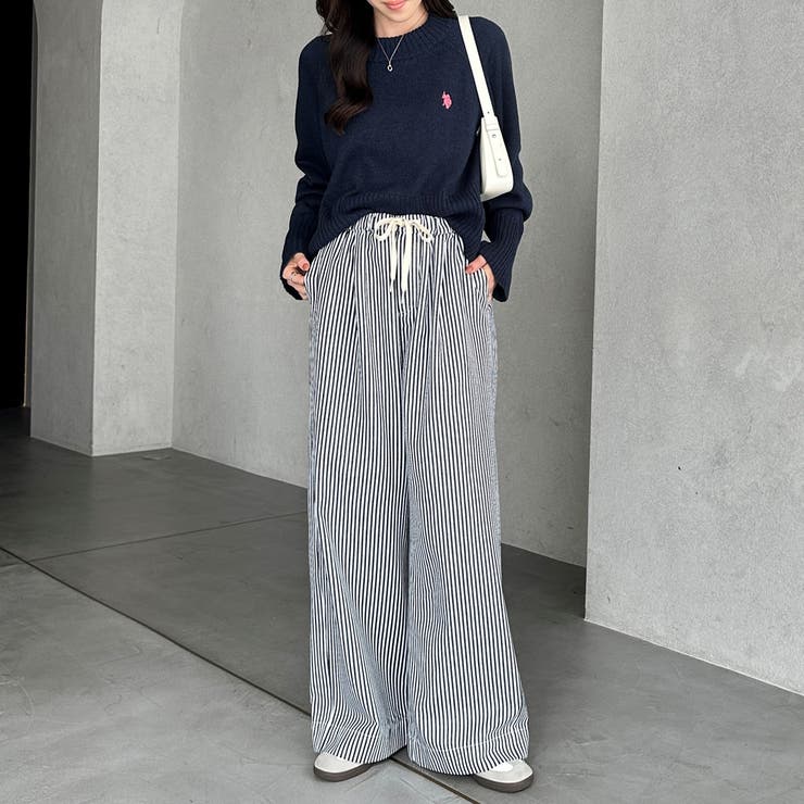 美脚見えイージーワイドデニムパンツ | GeeRA | 詳細画像20 