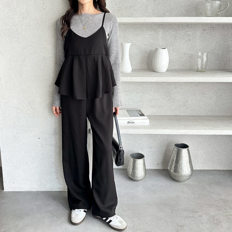 セットアップ風プリーツビスチェキャミサロペ | GeeRA | 詳細画像5 