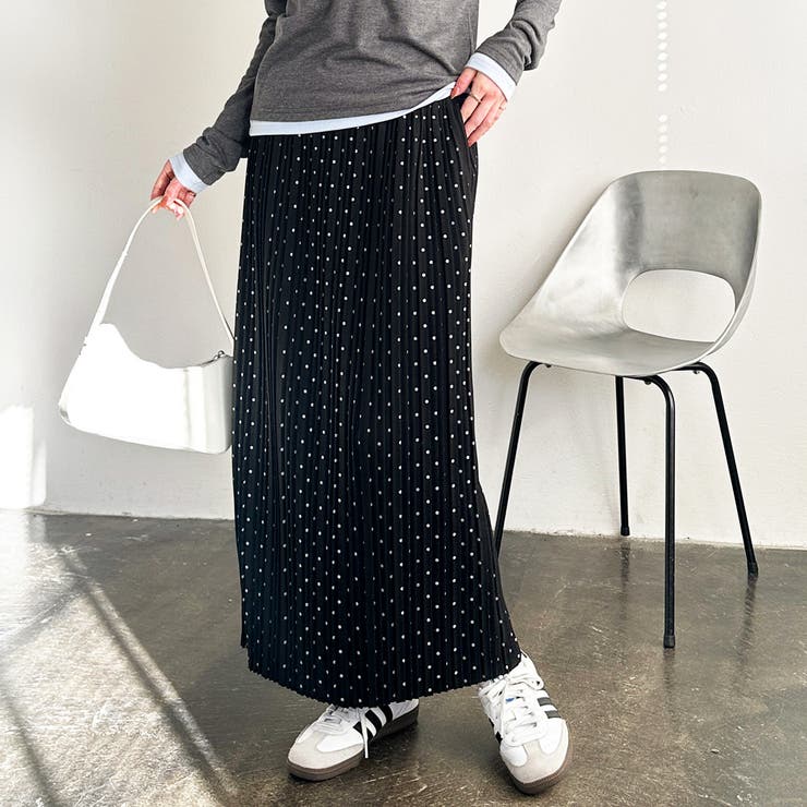 セルフカットプリーツナロースカート | GeeRA | 詳細画像13 