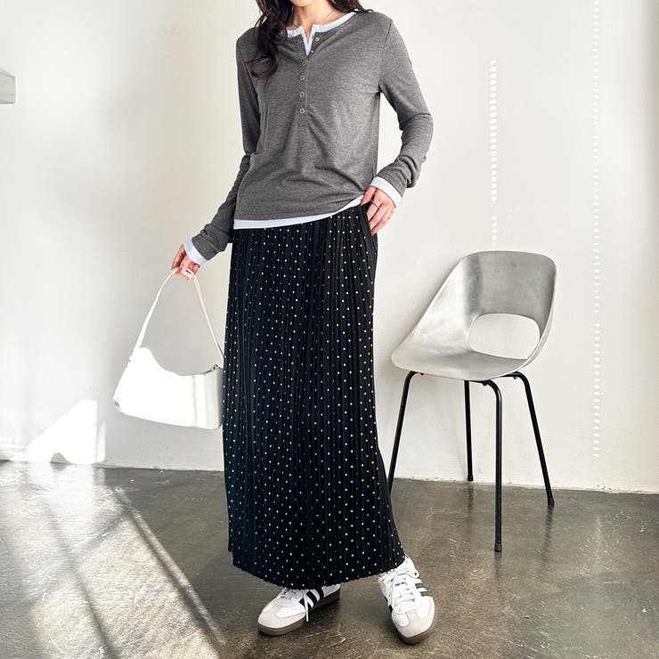 セルフカットプリーツナロースカート | GeeRA | 詳細画像17 