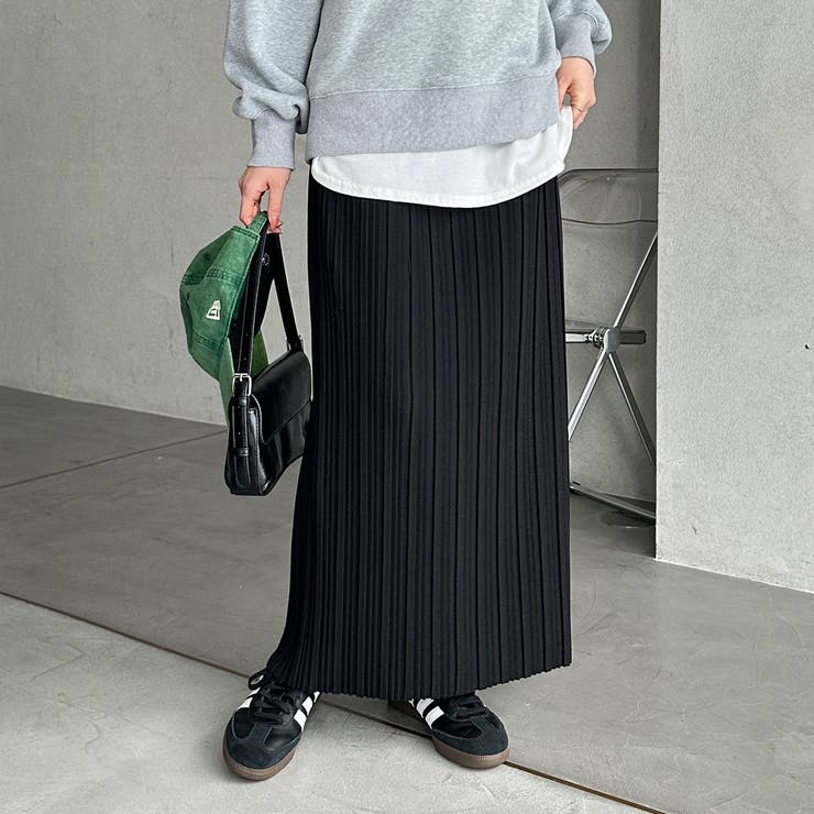 セルフカットプリーツナロースカート | GeeRA | 詳細画像2 