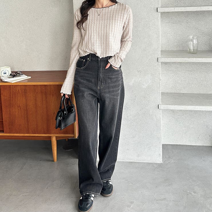 表面感配色メローカットソー | GeeRA | 詳細画像16 