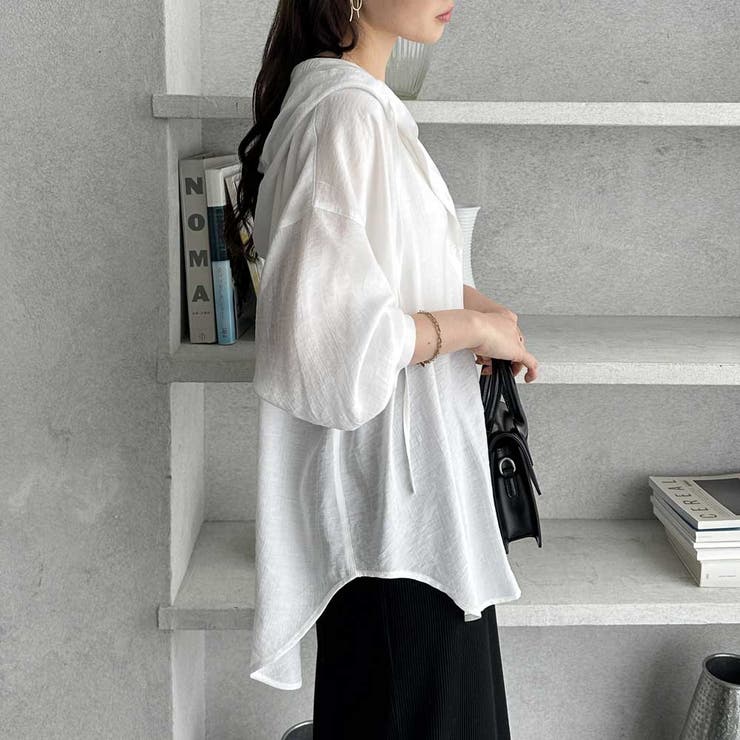 フード付きオーバーサイズシャツ | GeeRA | 詳細画像7 