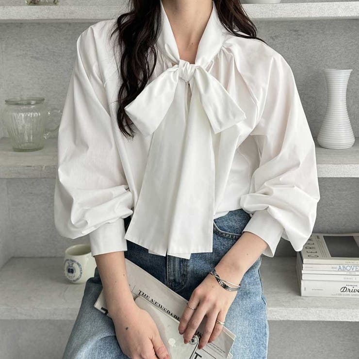 ボリュームボウタイブラウス | GeeRA | 詳細画像2 