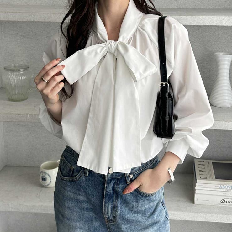 ボリュームボウタイブラウス | GeeRA | 詳細画像4 