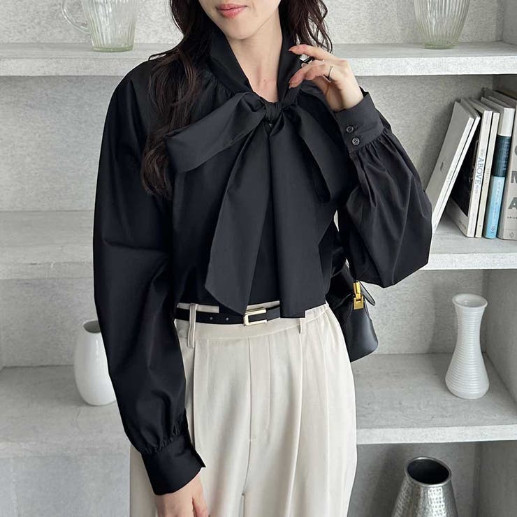 ボリュームボウタイブラウス | GeeRA | 詳細画像15 