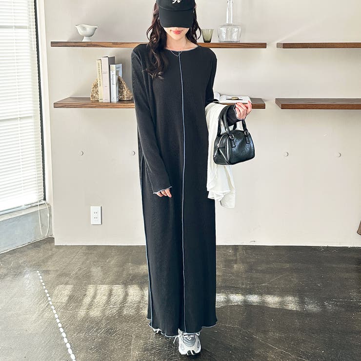 全骨格対応！配色プリーツワンピース | GeeRA | 詳細画像8 