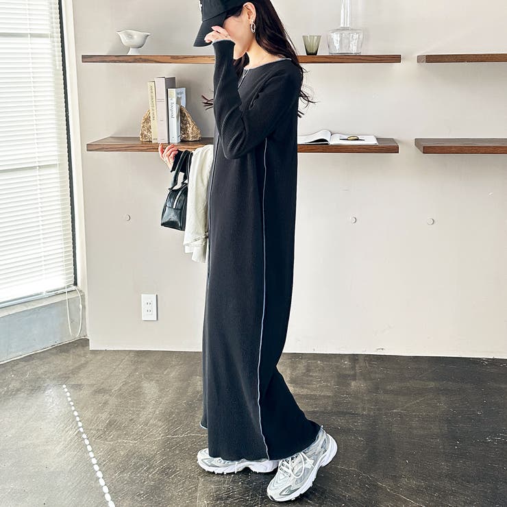 全骨格対応！配色プリーツワンピース | GeeRA | 詳細画像9 