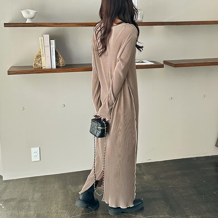 全骨格対応！配色プリーツワンピース | GeeRA | 詳細画像22 