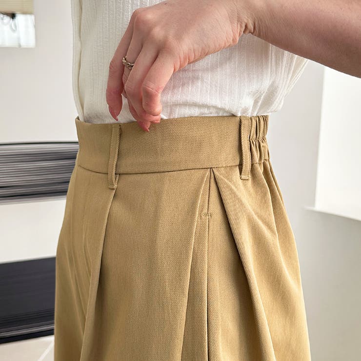 カーブデザインワイドチノパンツ | GeeRA | 詳細画像10 