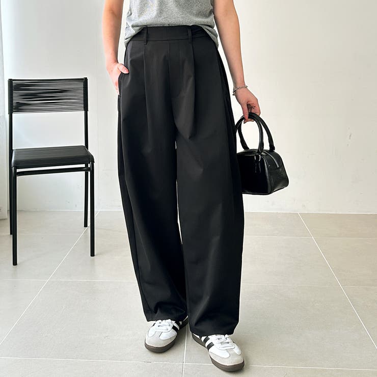 カーブデザインワイドチノパンツ | GeeRA | 詳細画像12 