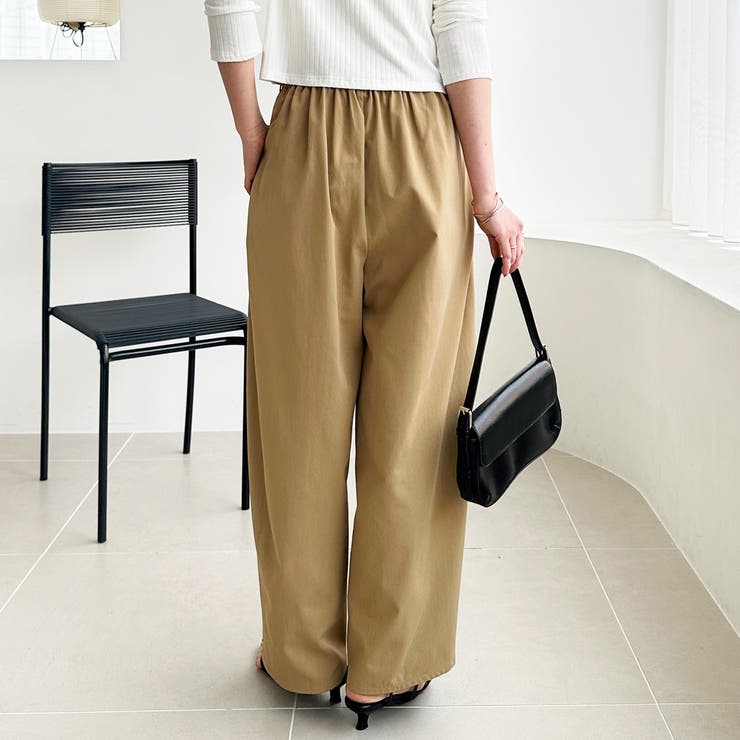 カーブデザインワイドチノパンツ | GeeRA | 詳細画像6 