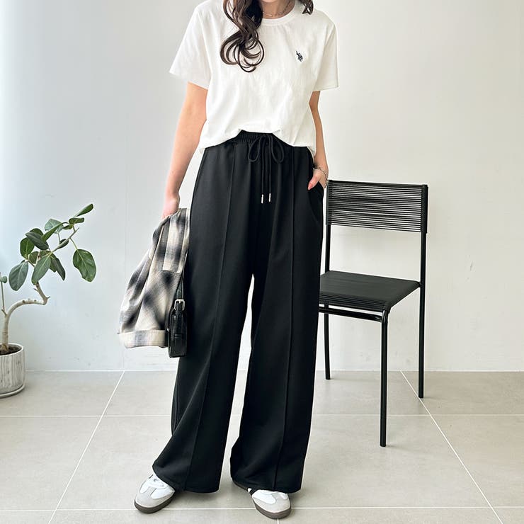 とろみイージーワイドピンタックパンツ | GeeRA | 詳細画像15 