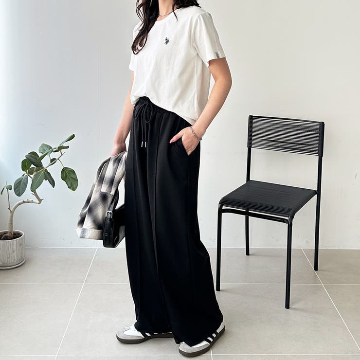 とろみイージーワイドピンタックパンツ | GeeRA | 詳細画像16 