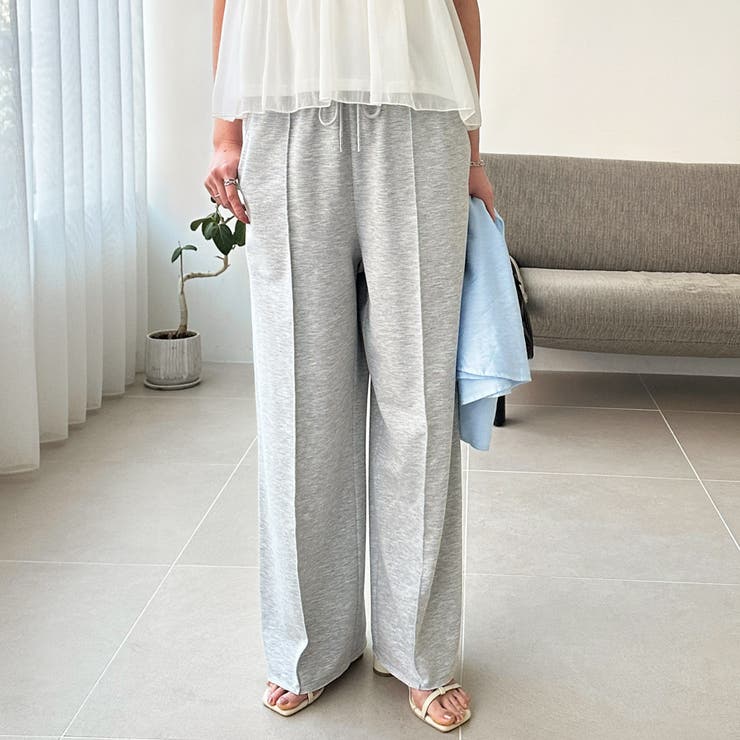 とろみイージーワイドピンタックパンツ | GeeRA | 詳細画像2 