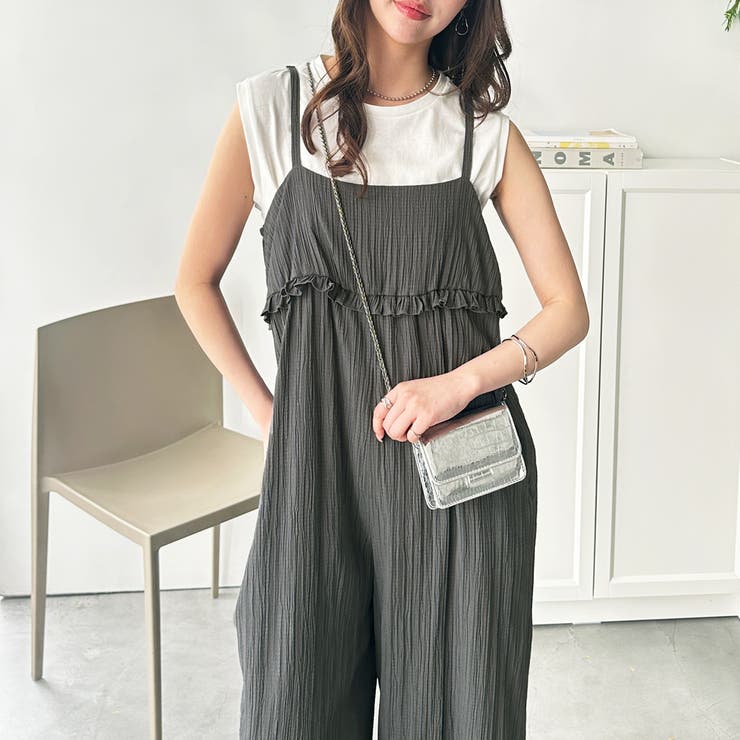 フリルデザインサロペット | GeeRA | 詳細画像9 