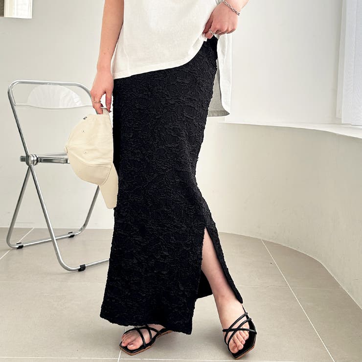 スリットジャカードスカート | GeeRA | 詳細画像2 