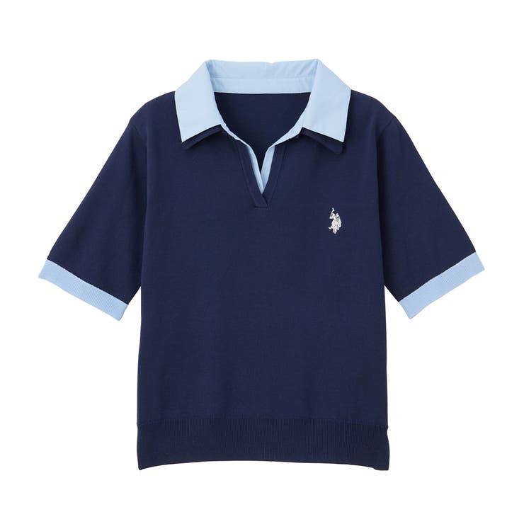 【Ｕ．Ｓ． ＰＯＬＯ ＡＳＳＮ．】衿付ポロニットトップス | GeeRA | 詳細画像36 