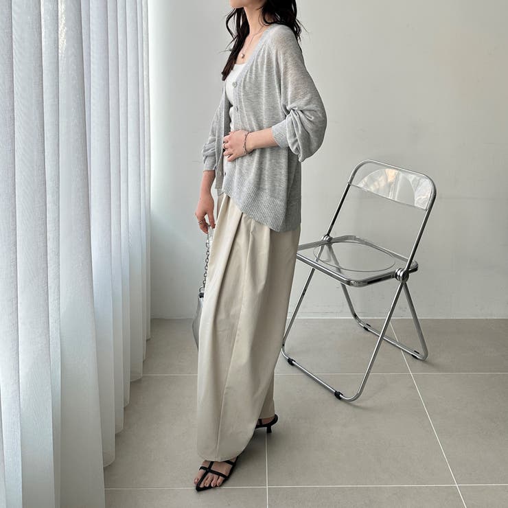 接触冷感！Ｖネックカーディガン | GeeRA | 詳細画像16 