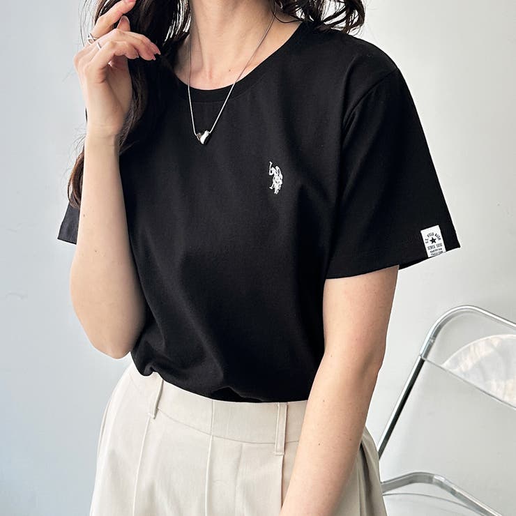 【Ｕ．Ｓ． ＰＯＬＯ ＡＳＳＮ．】接触冷感ワンポイント刺繍Ｔシャツ | GeeRA | 詳細画像11 