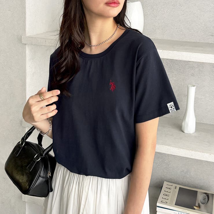 【Ｕ．Ｓ． ＰＯＬＯ ＡＳＳＮ．】接触冷感ワンポイント刺繍Ｔシャツ | GeeRA | 詳細画像12 