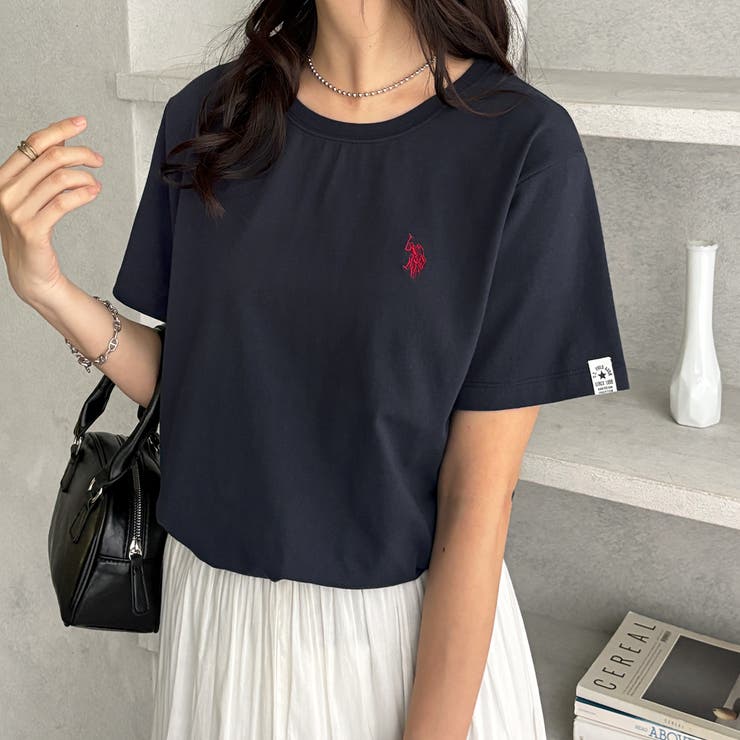 【Ｕ．Ｓ． ＰＯＬＯ ＡＳＳＮ．】接触冷感ワンポイント刺繍Ｔシャツ | GeeRA | 詳細画像13 