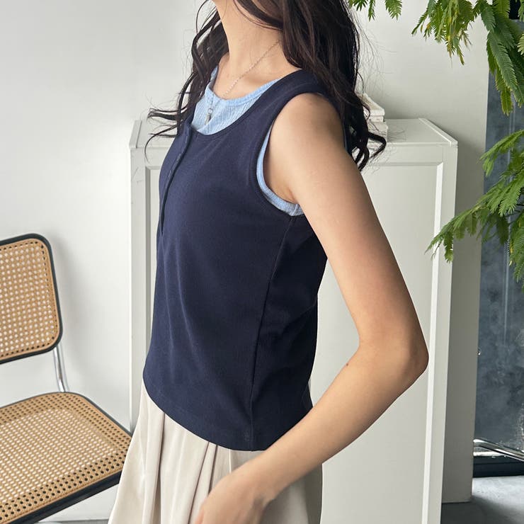 レイヤード風タンクトップ | GeeRA | 詳細画像5 