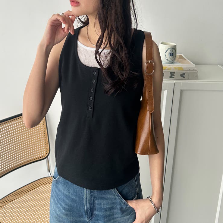 レイヤード風タンクトップ | GeeRA | 詳細画像8 