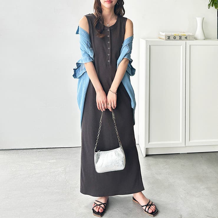 全骨格対応！前後２ＷＡＹ細見えタンクワンピース | GeeRA | 詳細画像10 