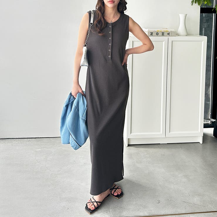 全骨格対応！前後２ＷＡＹ細見えタンクワンピース | GeeRA | 詳細画像11 