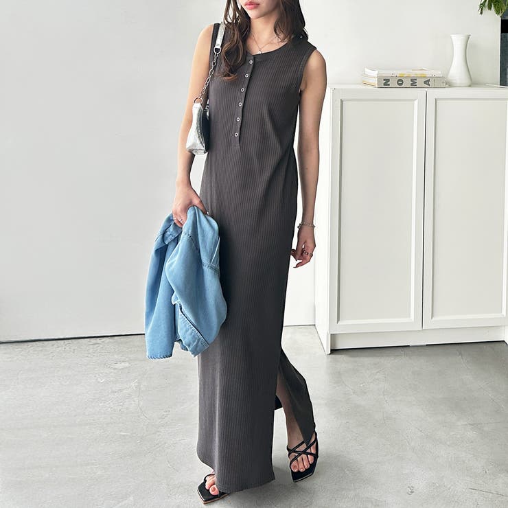 全骨格対応！前後２ＷＡＹ細見えタンクワンピース | GeeRA | 詳細画像12 