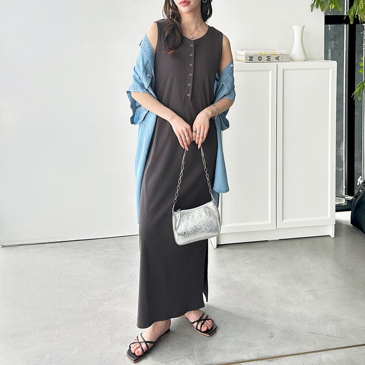 全骨格対応！前後２ＷＡＹ細見えタンクワンピース | GeeRA | 詳細画像9 