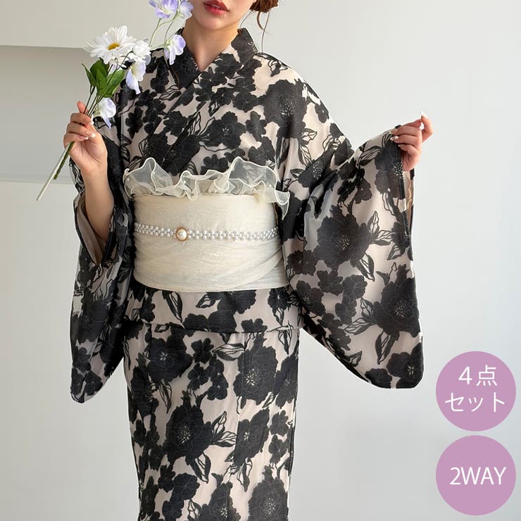 オパール２ＷＡＹワンピース浴衣４点セット | GeeRA | 詳細画像1 