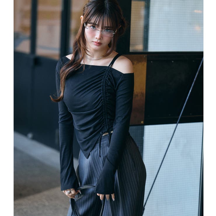オフショルドロストトップス | GeeRA | 詳細画像8 
