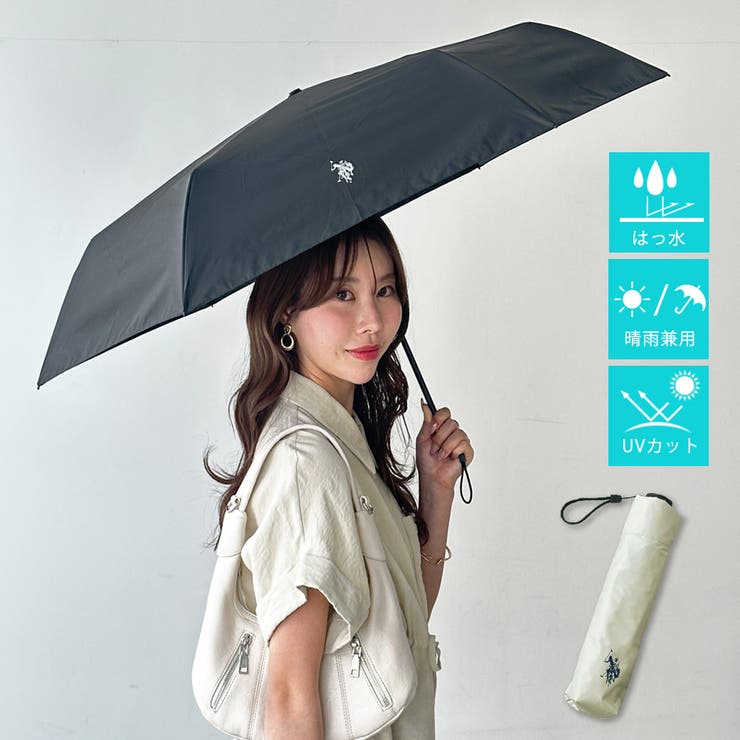 【ＵＳ．ＰＯＬＯ．ＡＳＳＮ】晴雨兼用折りたたみ傘 | GeeRA | 詳細画像1 