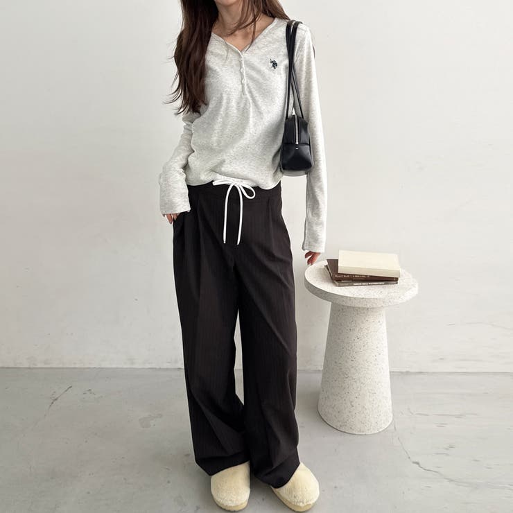 【Ｕ．Ｓ． ＰＯＬＯ ＡＳＳＮ．】Ｖネックヘンリーリブカットソー | GeeRA | 詳細画像10 