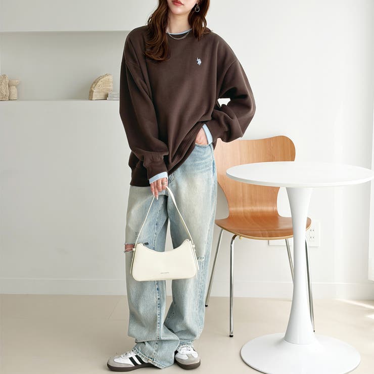 【Ｕ．Ｓ． ＰＯＬＯ ＡＳＳＮ．】レイヤード風配色スウェット | GeeRA | 詳細画像22 