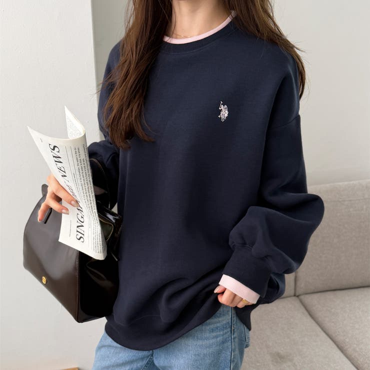 【Ｕ．Ｓ． ＰＯＬＯ ＡＳＳＮ．】レイヤード風配色スウェット | GeeRA | 詳細画像26 