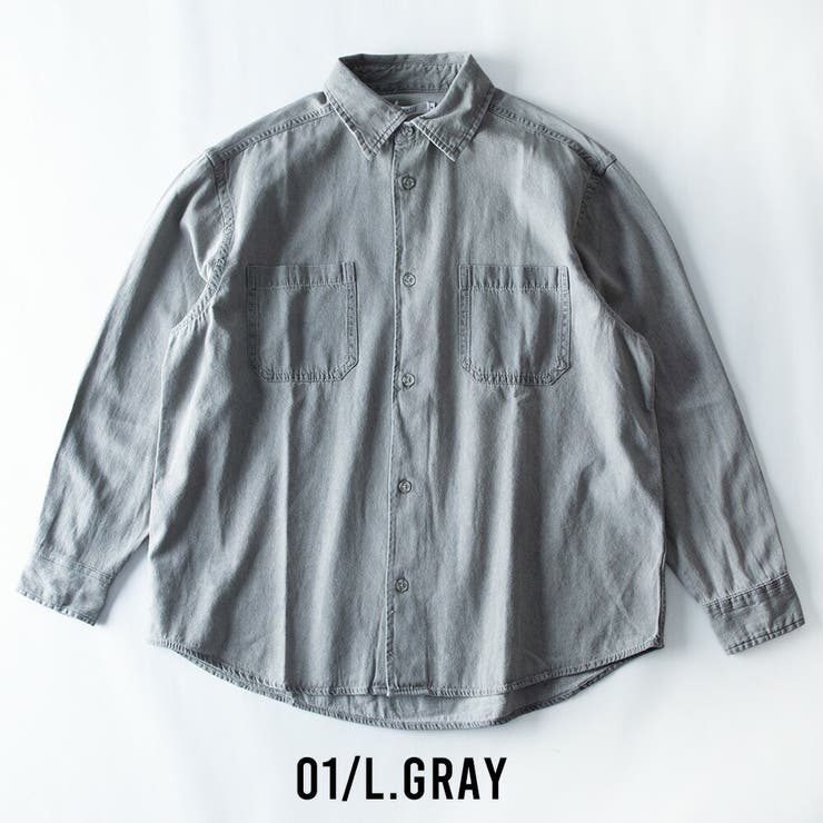 デニムシャツ メンズ シャツ デニム カジュアルシャツ メンズシャツ 綿100 | GENELESS | 詳細画像10 