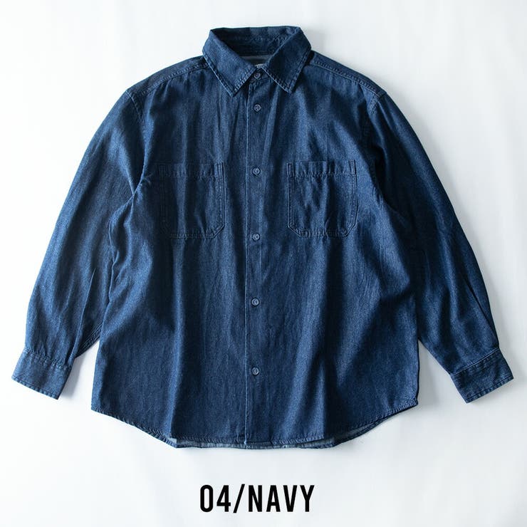 デニムシャツ メンズ シャツ デニム カジュアルシャツ メンズシャツ 綿100 | GENELESS | 詳細画像13 