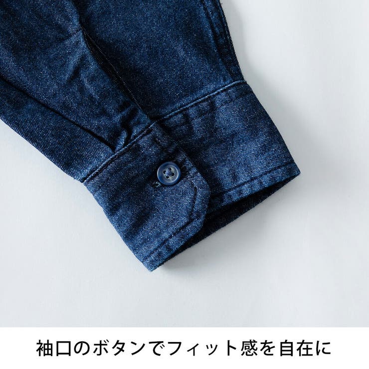 デニムシャツ メンズ シャツ デニム カジュアルシャツ メンズシャツ 綿100 | GENELESS | 詳細画像19 