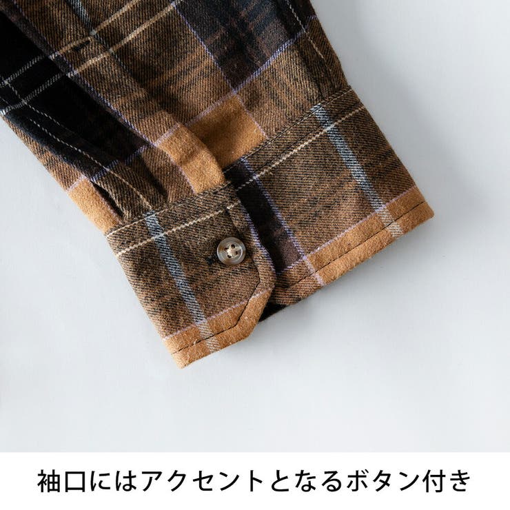 チェックシャツ メンズ 長袖 オーバーサイズ ゆったり チェック シャツ | GENELESS | 詳細画像20 