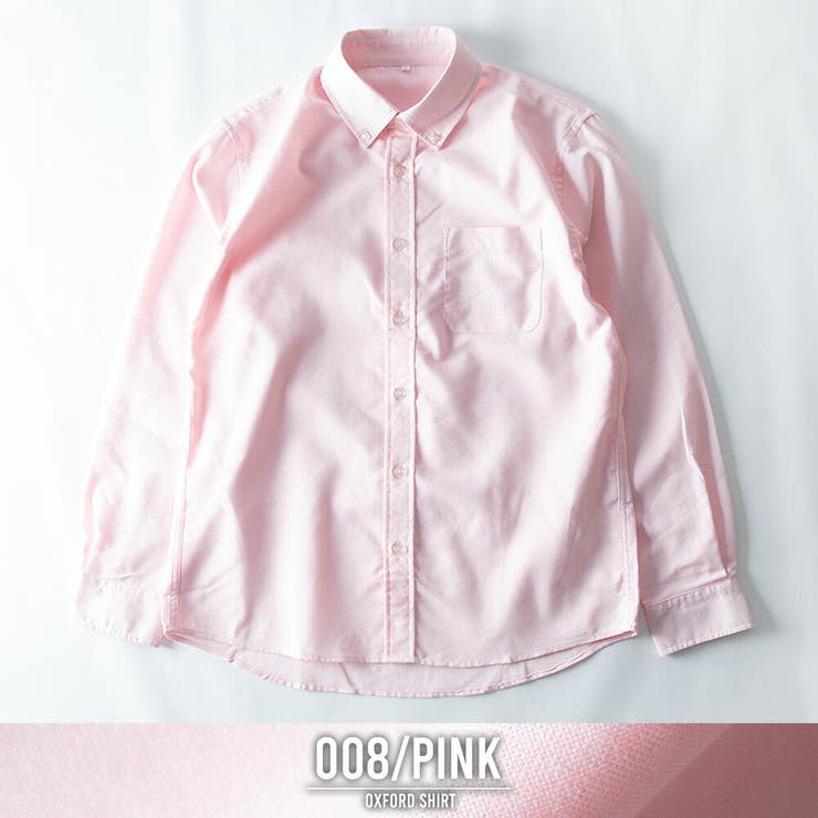 シャツ メンズ 長袖 オックスシャツ ボタンダウン オックスフォード | GENELESS | 詳細画像24 