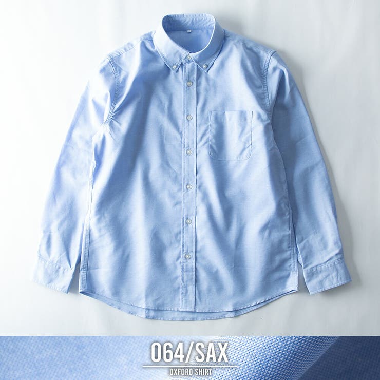 シャツ メンズ 長袖 オックスシャツ ボタンダウン オックスフォード | GENELESS | 詳細画像26 