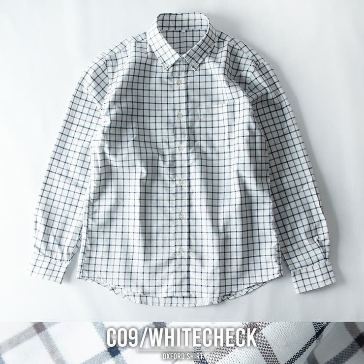 シャツ メンズ 長袖 オックスシャツ ボタンダウン オックスフォード | GENELESS | 詳細画像30 