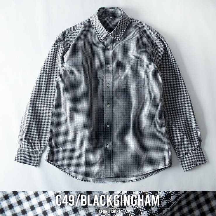 シャツ メンズ 長袖 オックスシャツ ボタンダウン オックスフォード | GENELESS | 詳細画像31 