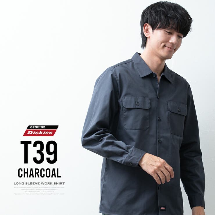 シャツ メンズ 長袖 ワークシャツ GENUINE Dickies ストリート | GENELESS | 詳細画像10 