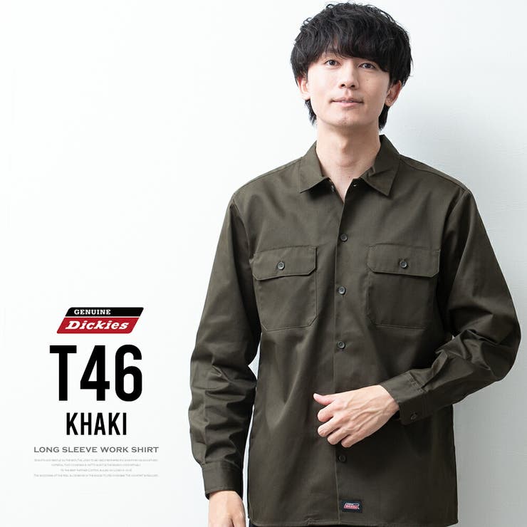 シャツ メンズ 長袖 ワークシャツ GENUINE Dickies ストリート | GENELESS | 詳細画像11 